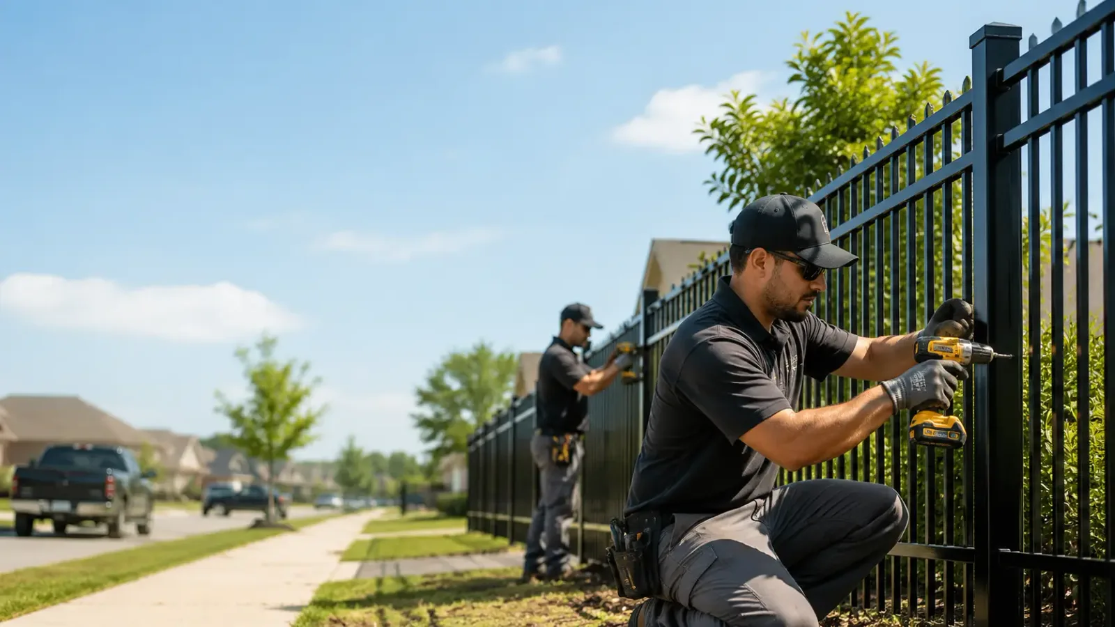 Metal Fence Installation in Haynesville, LA
